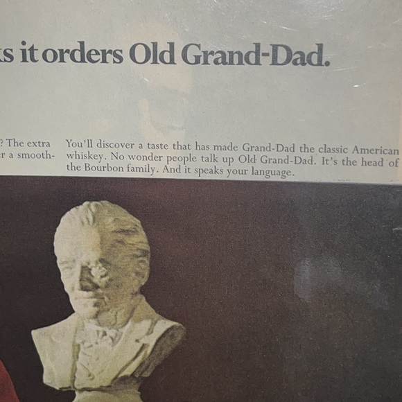 Vintage Bar Ad Old Grand-Dad Kentucky Straight Bourbon Whiskeys Frankfort Ky - Picture 6 of 11